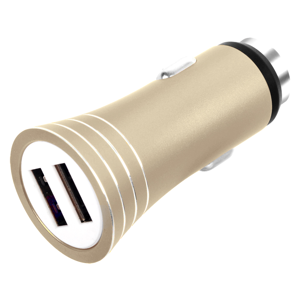 3.1A/1A Dual USB Car charger ,aluminum housing with hammer ,15.5W CE FCC