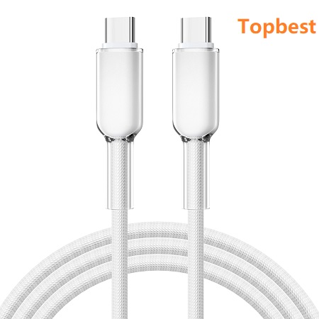 6FT USB C to USB C Cable 60W(3A) Nylon Braided Type C Fast Charging Cord for iPhone 17 Air 16 15 Plus Pro Max, MacBook Pro, iPad Pro Air, Samsung S24/S24 Ultra/S23 and more